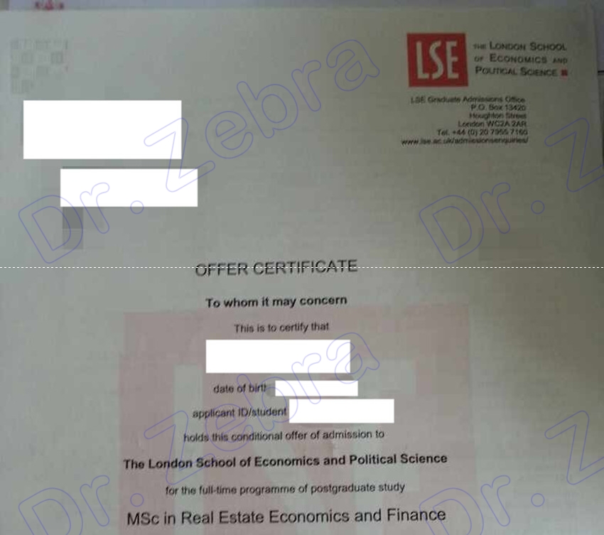 LSE ，MSC in Real Estate Economics and Finance，伦敦政治经济学院房地产经济金融硕士