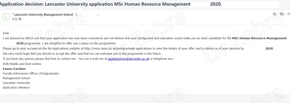 兰卡斯特大学、Lancaster University、 MSc Human Resource Management、 人力资源管理硕士、斑马博士、斑马博士留学中心